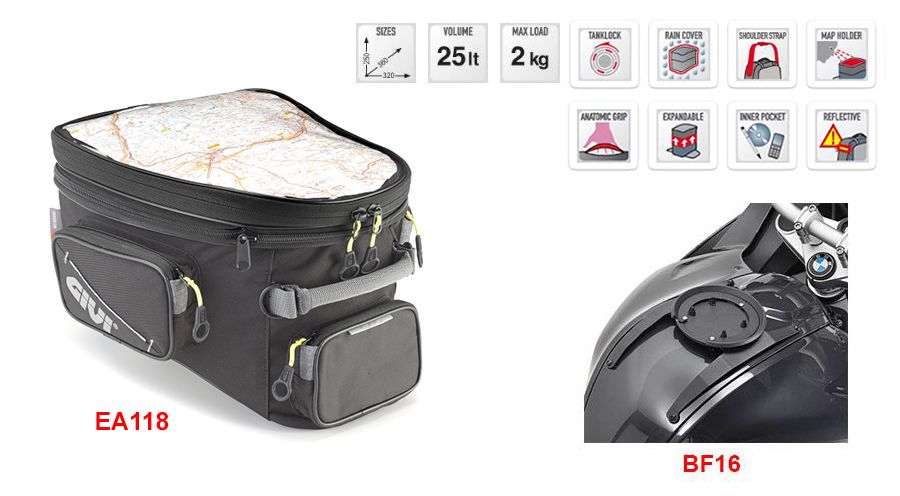 bmw f800r tank bag