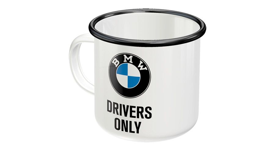 Enamel Cup BMW Drivers Only for BMW G650Xchallenge, G650Xmoto