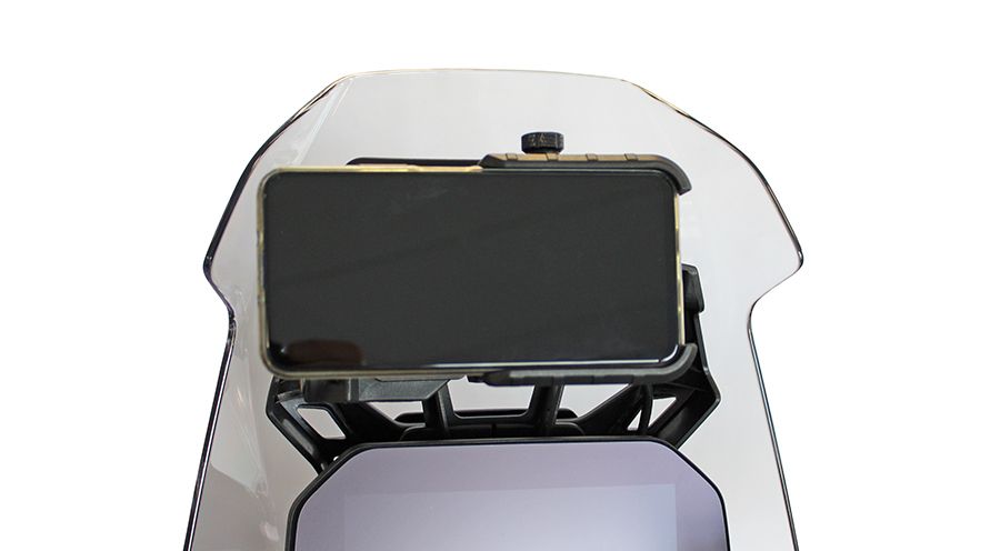 BMW R 1250 RS Smartphone support for OEM GPS bracket