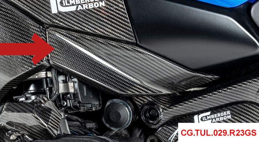 BMW R1300GS & Adventure Carbon lower tank panel (lower part)