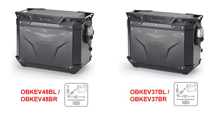 BMW F900XR GIVI Trekker Outback EVO Smart Cases black