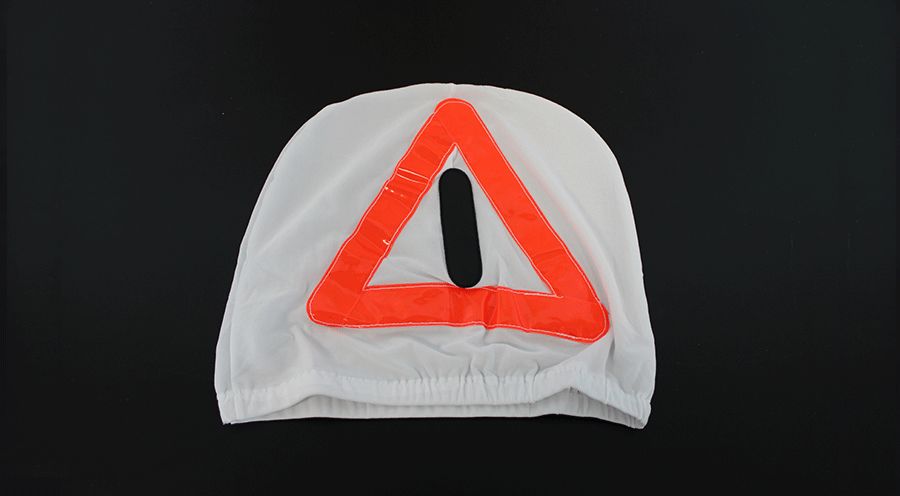 BMW R 18 Warning triangle for helmet