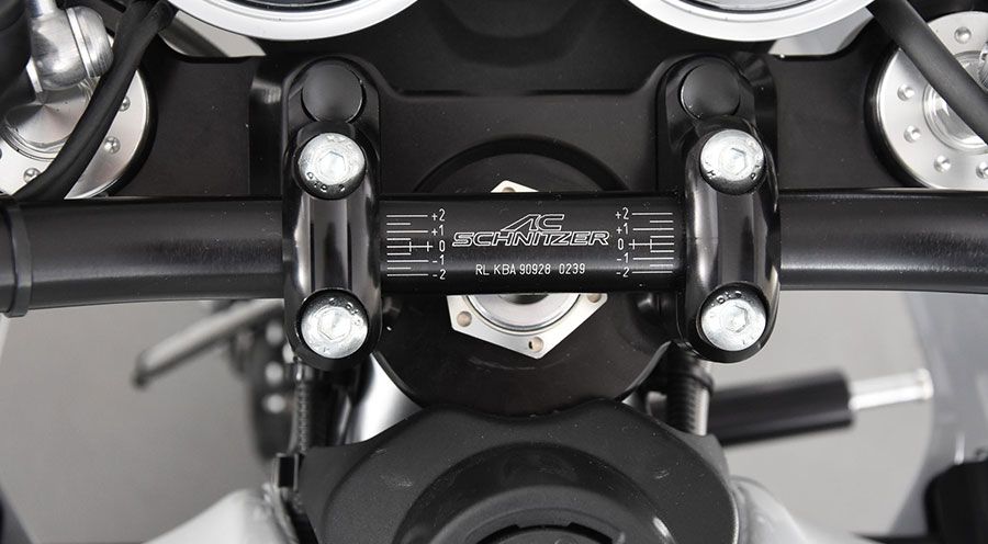 Superbike handlebars for BMW RnineT Racer | Motorcycle Accessory Hornig