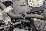 RAM-ball mount for BMW models with tubular handlebar